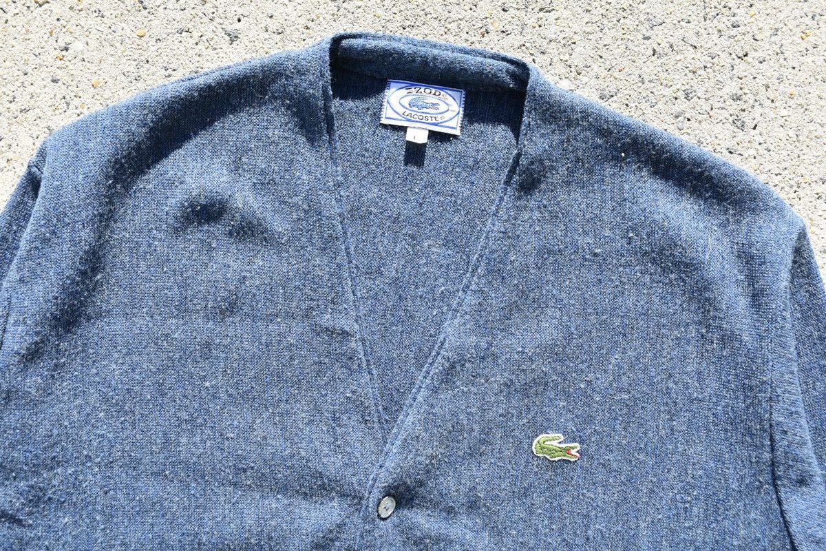 Lacoste Vintage 90s Lacoste Izod Cardigan Sweater (L) Size US L / EU 52-54 / 3 - 3 Thumbnail