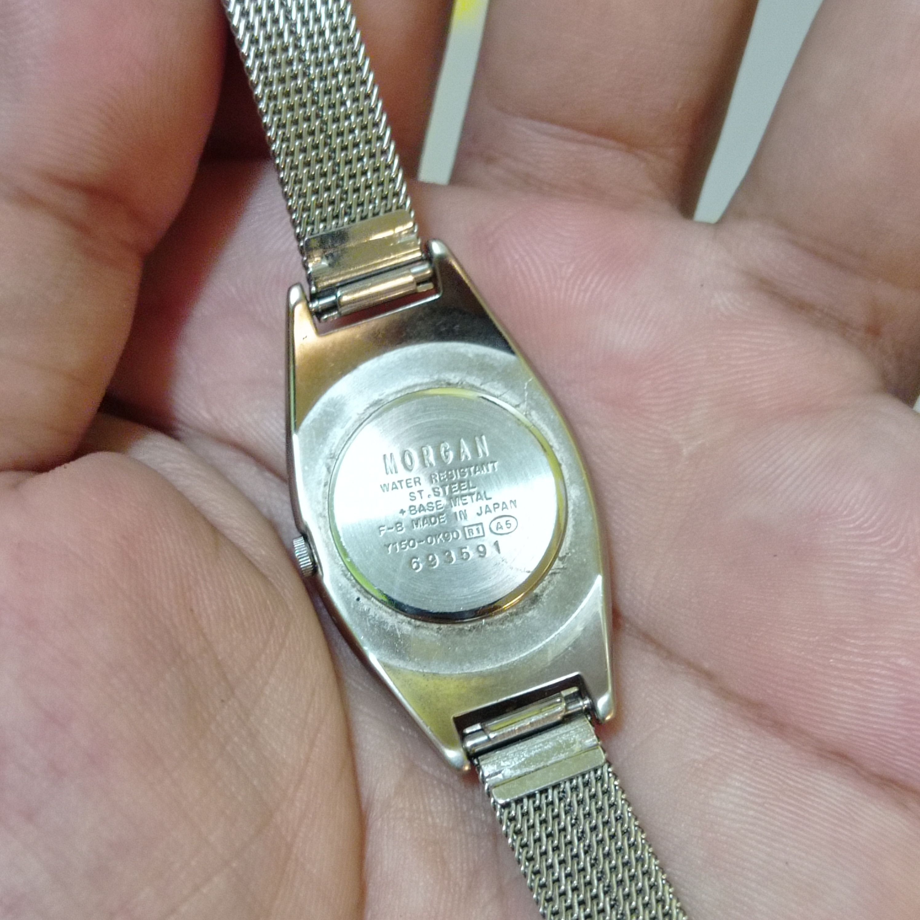 Morgan Homme Vintage MORGAN (MADE IN JAPAN) FULL STEEL WATCH Size ONE SIZE - 22 Thumbnail