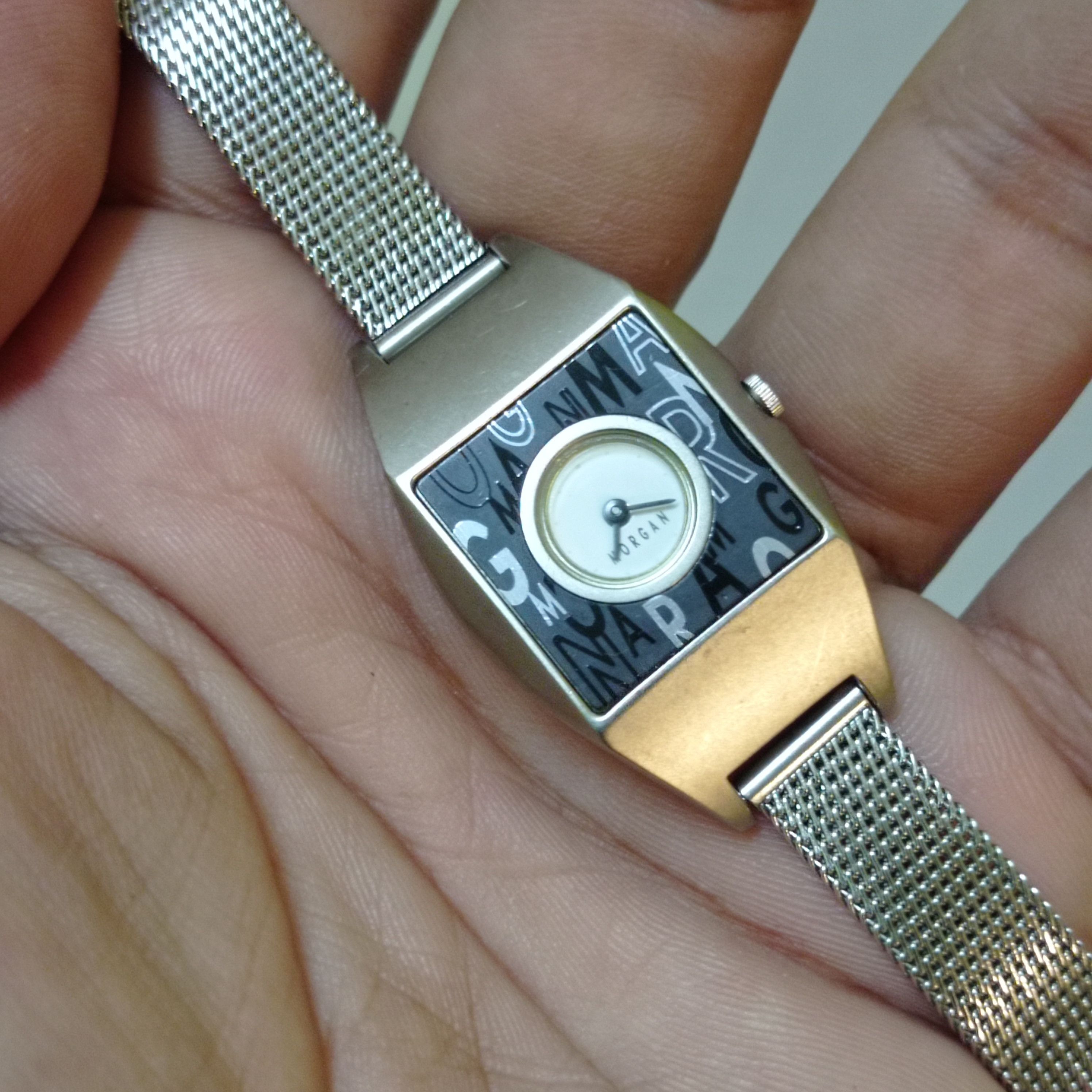 Morgan Homme Vintage MORGAN (MADE IN JAPAN) FULL STEEL WATCH Size ONE SIZE - 1 Thumbnail