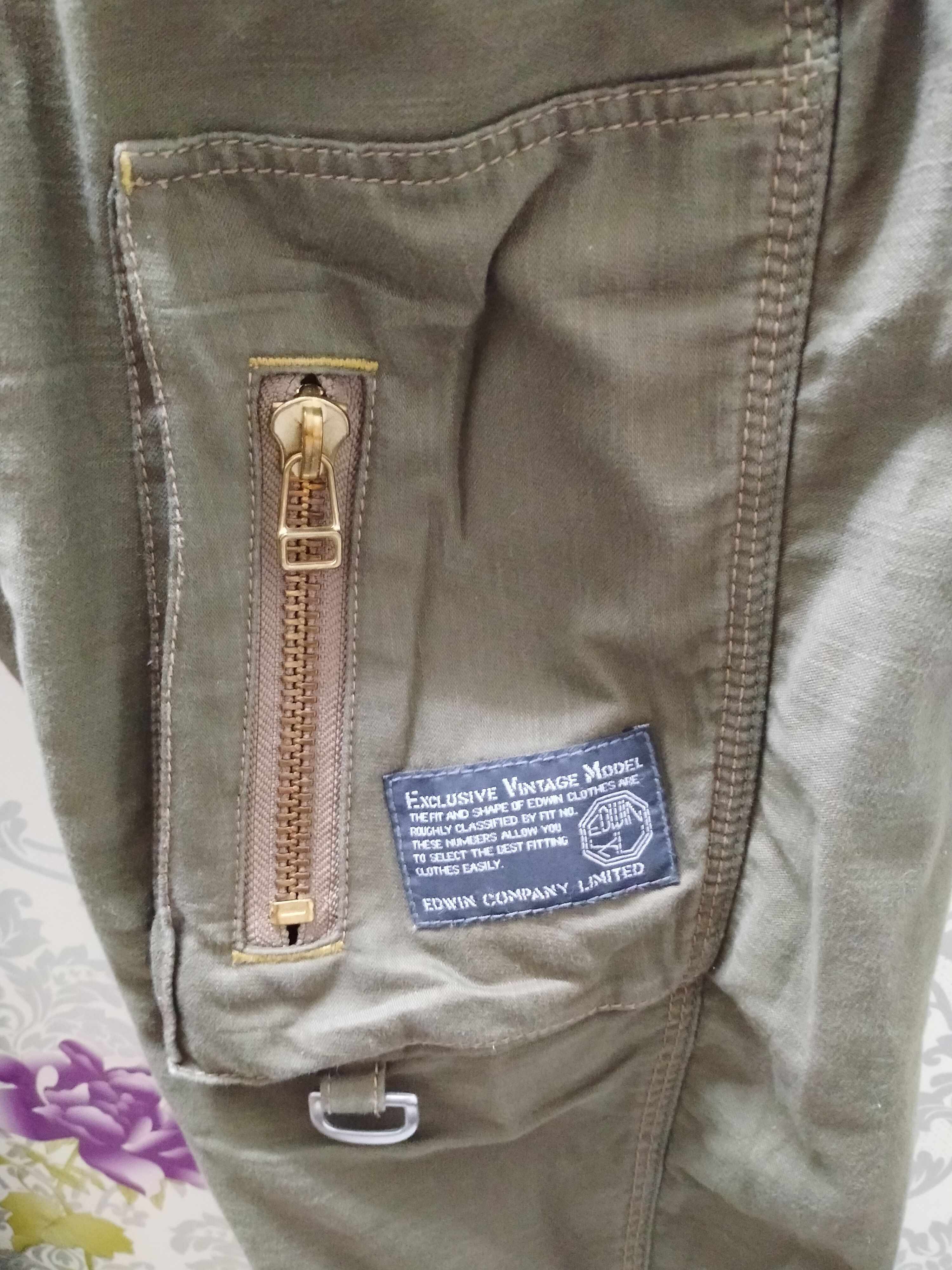 Edwin × Japanese Brand EDWIN CARGO PANTS/EXCLUSIVE VINTAGE MODEL Size US 33 - 7 Thumbnail
