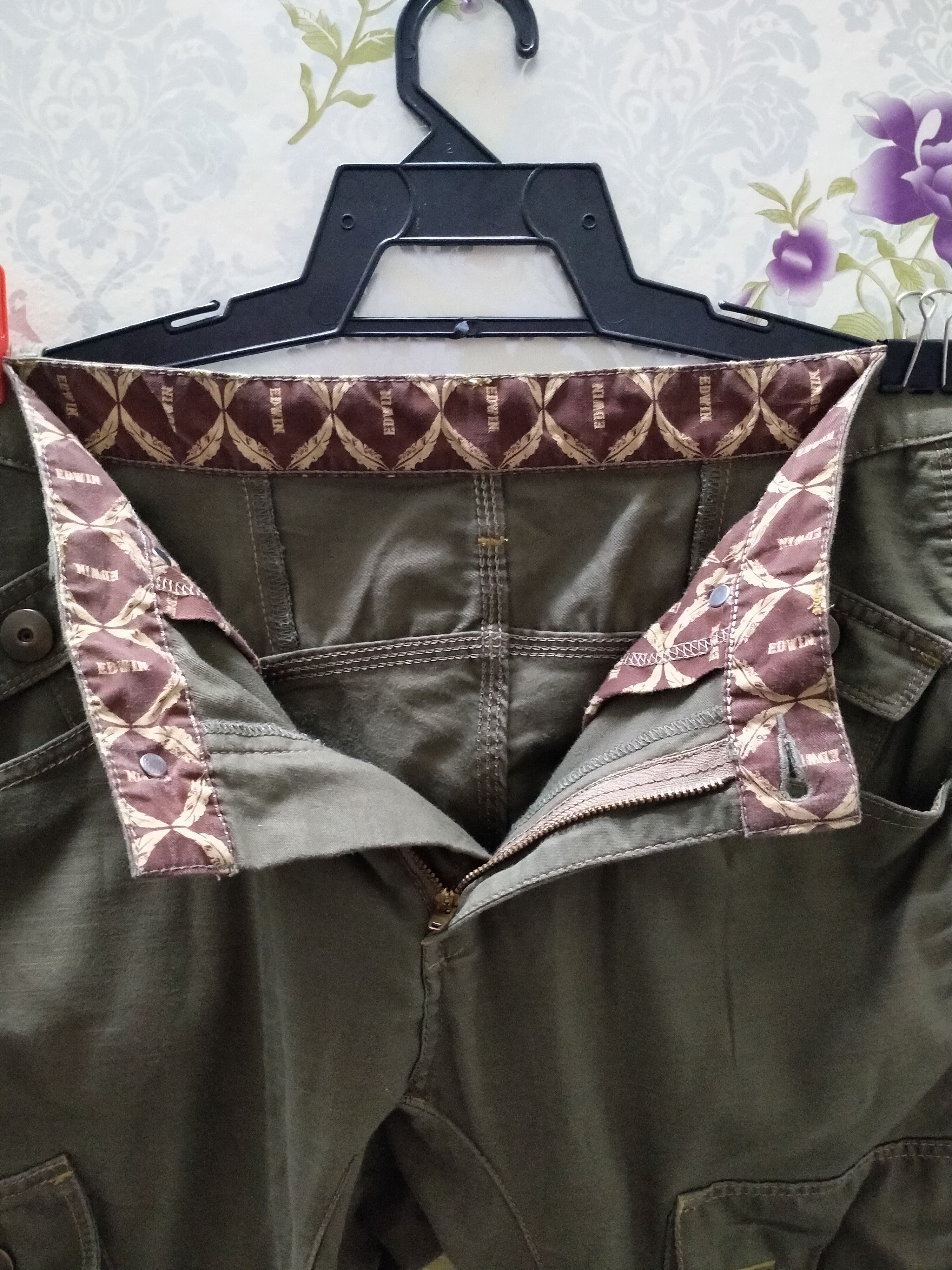 Edwin × Japanese Brand EDWIN CARGO PANTS/EXCLUSIVE VINTAGE MODEL Size US 33 - 5 Thumbnail