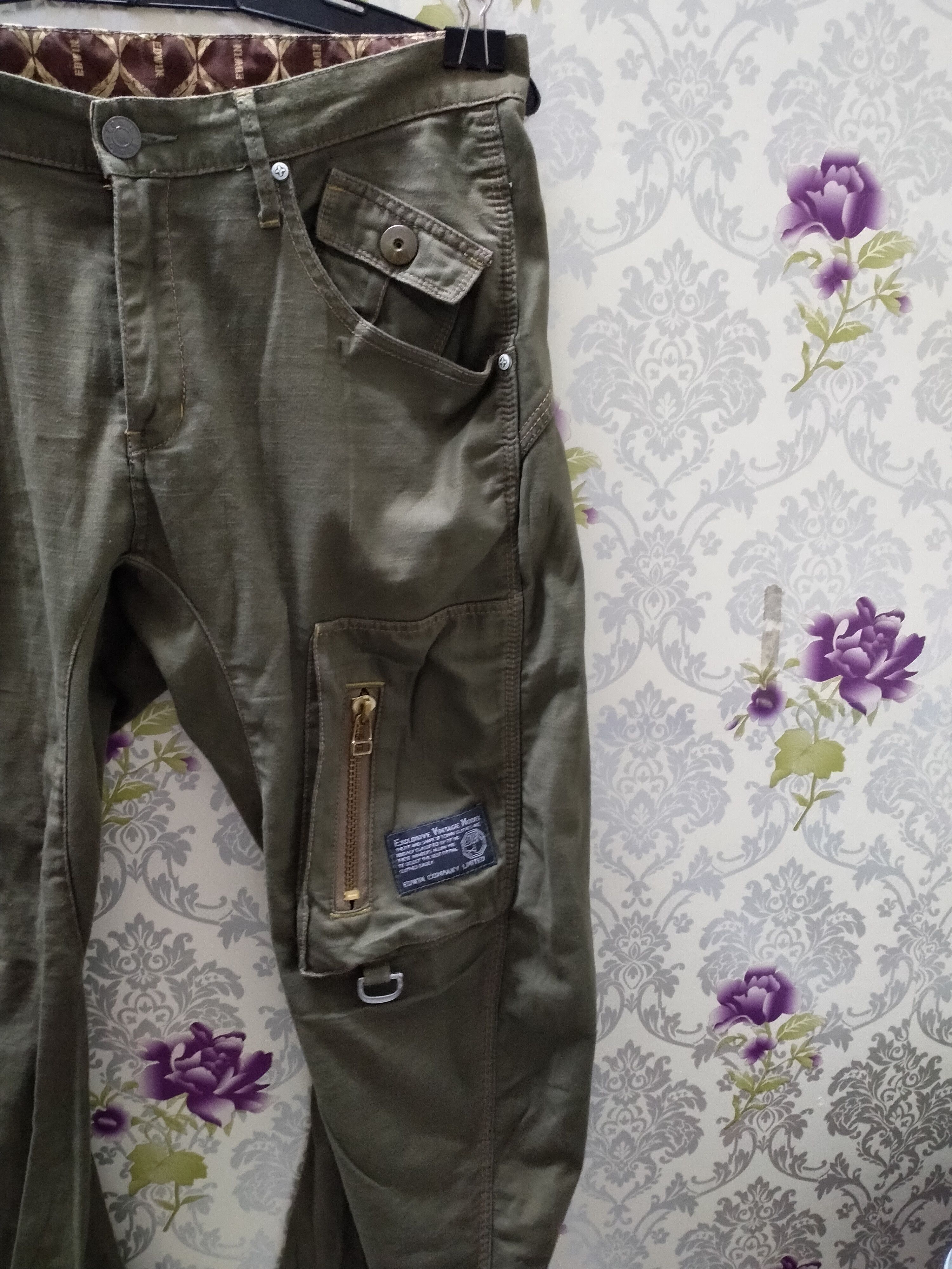 Edwin × Japanese Brand EDWIN CARGO PANTS/EXCLUSIVE VINTAGE MODEL Size US 33 - 4 Thumbnail