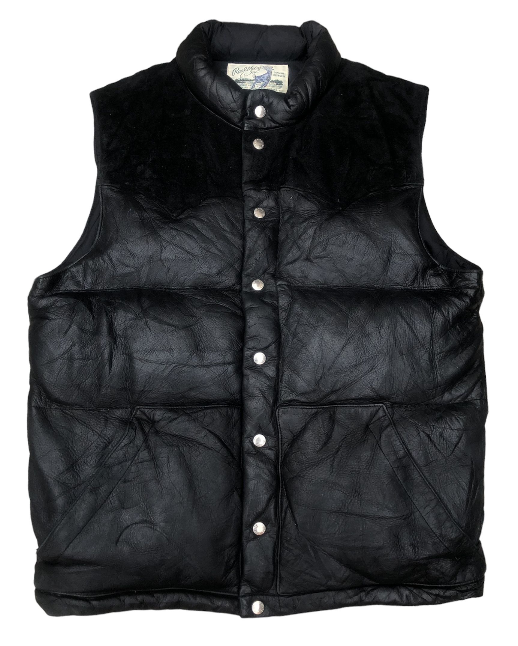The Real McCoy's Joe McCoy by THE REAL MCCOY’S Deerskin Vest Down Jacket Size US XS / EU 42 / 0 - 7 Thumbnail