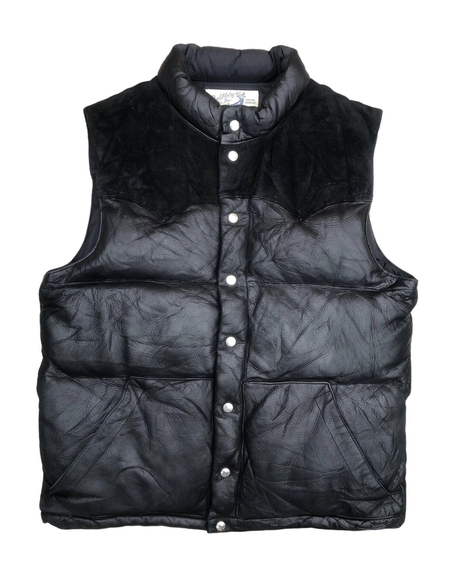 Joe McCoy by THE REAL MCCOY'S Deerskin Vest Down Jacket