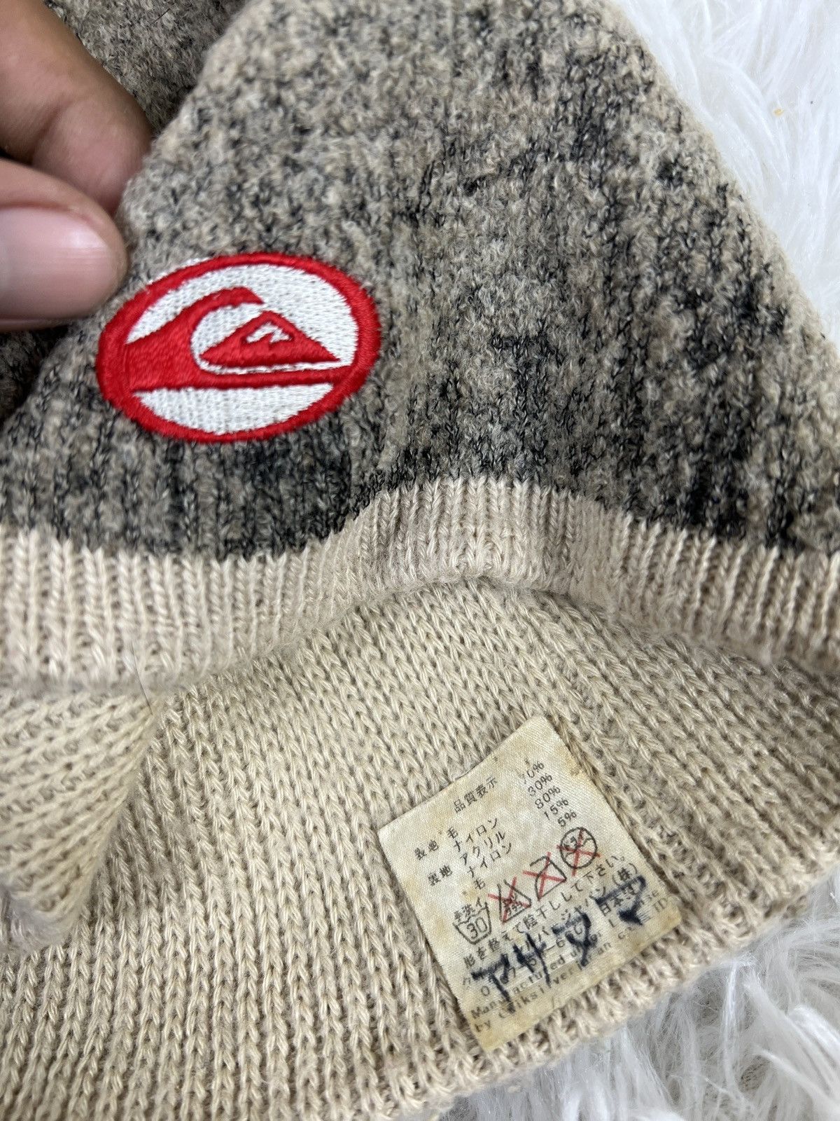 Quiksilver Vintage Small Logo Quiksilver Winter Beanie Hat Size ONE SIZE - 4 Thumbnail