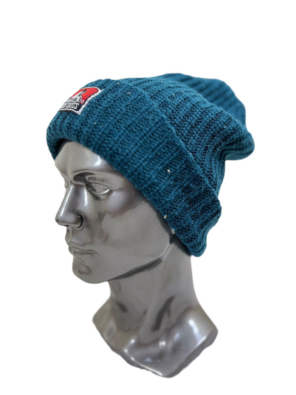 Ben Davis Vintage Ben Davis Crochet Blue Beanie Hat Size ONE SIZE - 2 Thumbnail