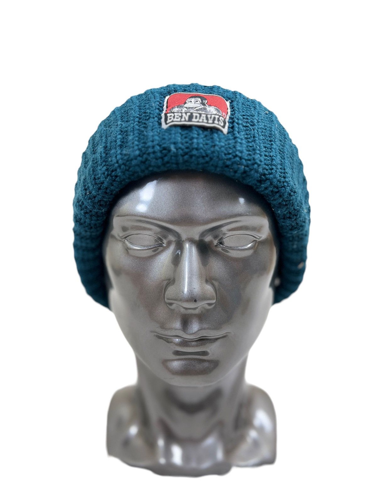 Ben Davis Vintage Ben Davis Crochet Blue Beanie Hat Size ONE SIZE - 1 Thumbnail