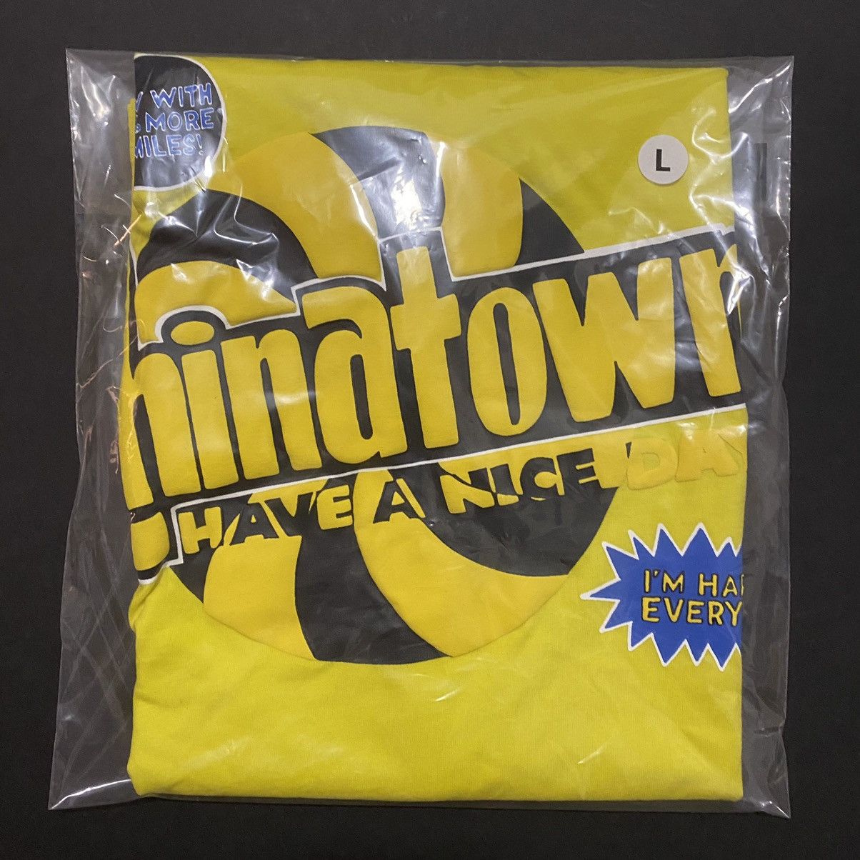 Market Chinatown Market Cotton Have A Nice Day T-Shirt - Yellow LG Size US L / EU 52-54 / 3 - 3 Thumbnail