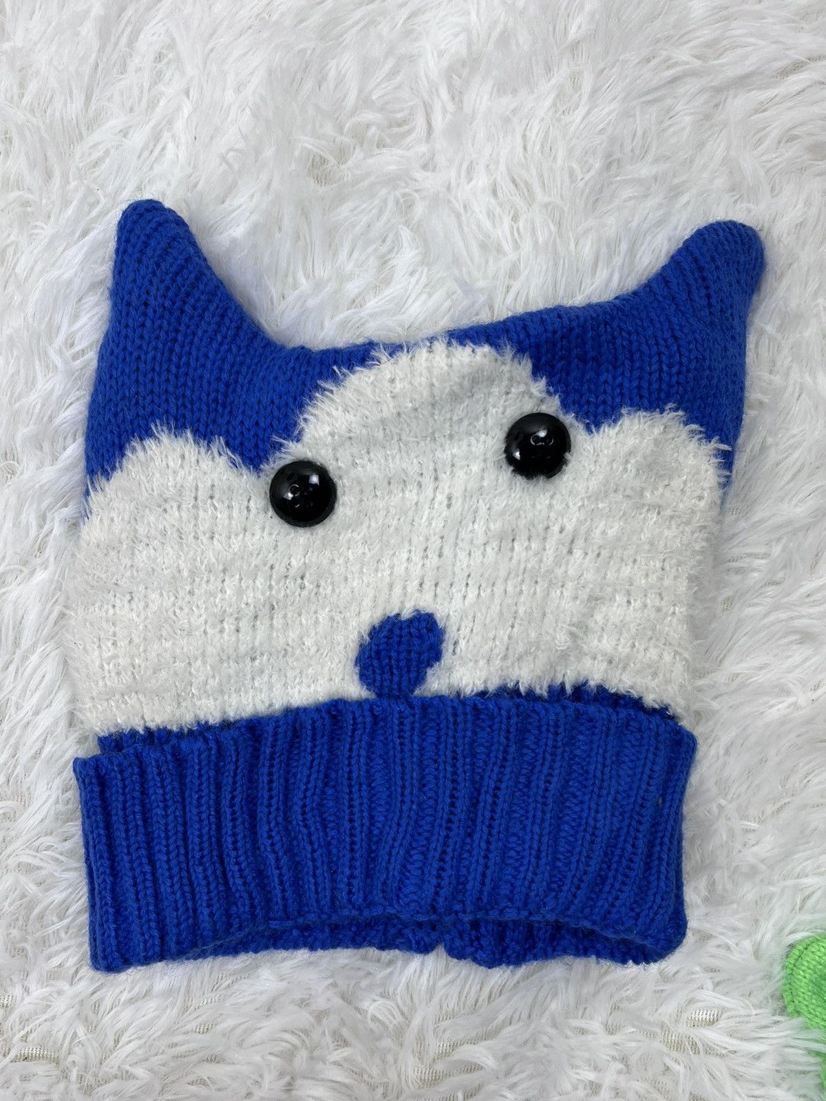 Japanese Brand Vintage Japanese Brand Devil Horn Knitted Beanie Hat Size ONE SIZE - 5 Thumbnail
