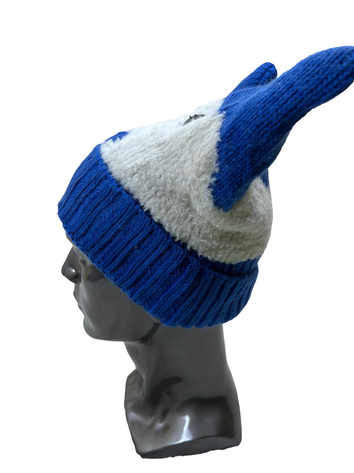 Japanese Brand Vintage Japanese Brand Devil Horn Knitted Beanie Hat Size ONE SIZE - 3 Thumbnail