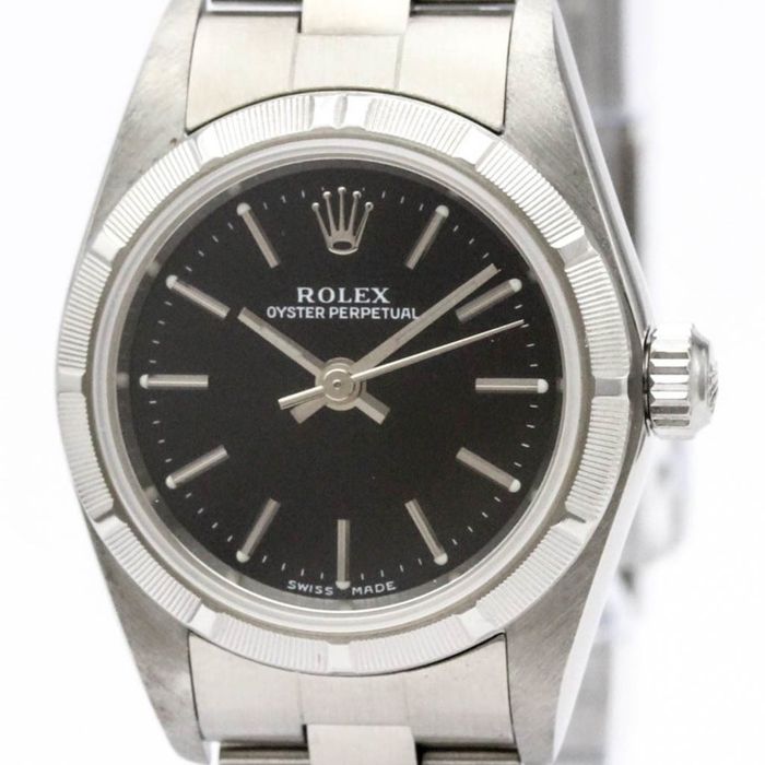 Rolex Polished ROLEX Oyster Perpetual Serial K Automatic Ladies Watch ...