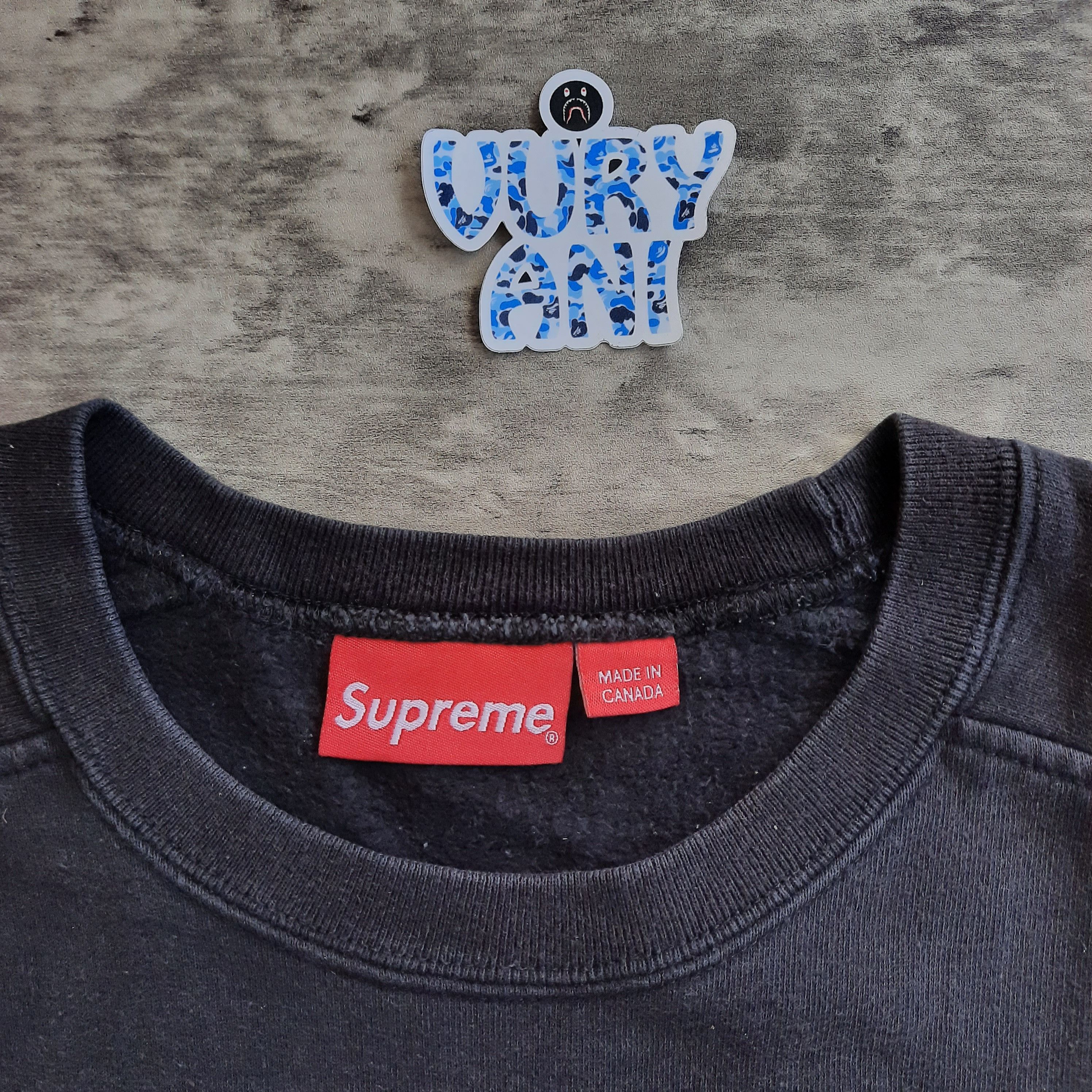 Supreme Formula Black Crewneck SS19