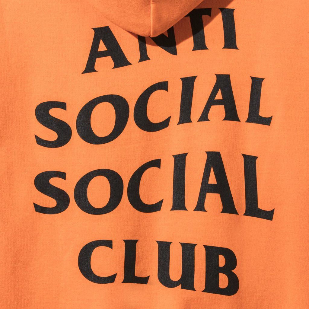 Anti Social Social Club Flamingo Orange Hoodie ASSC DS
