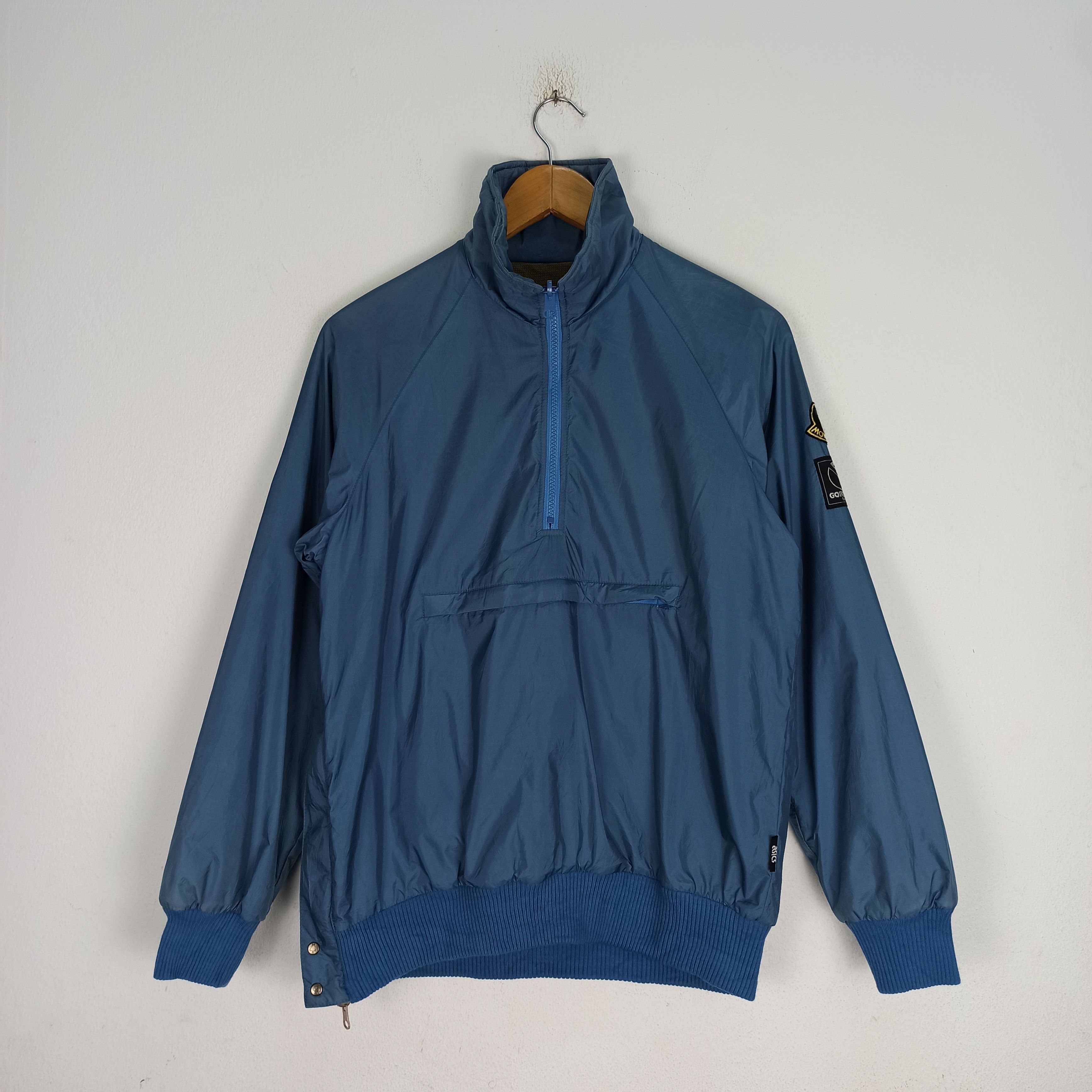 90s Moncler X Asics Goretex Reversible Jacket Half Zipper Tops