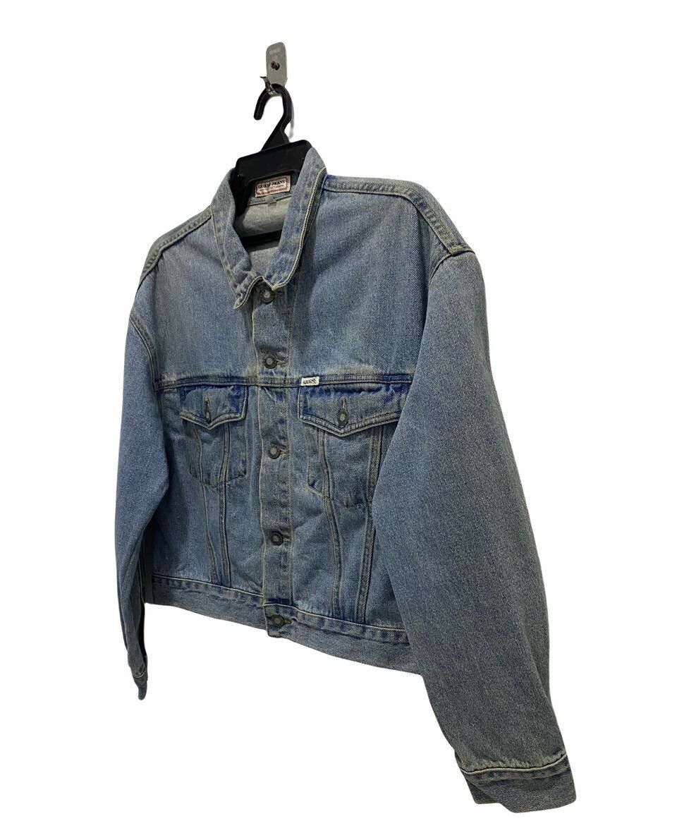 Guess × Vintage Vintage Guess Denim Jacket Size US L / EU 52-54 / 3 - 3 Thumbnail