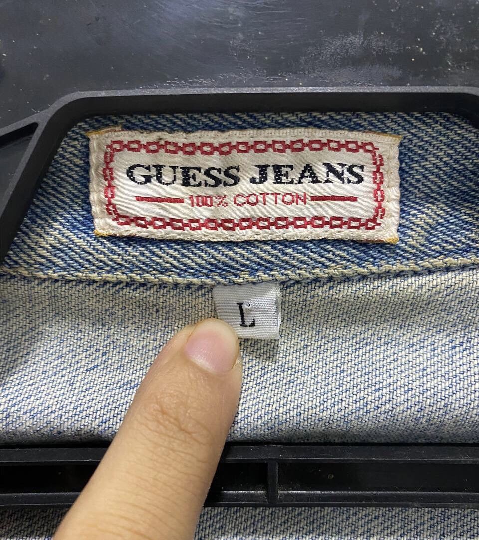 Guess × Vintage Vintage Guess Denim Jacket Size US L / EU 52-54 / 3 - 10 Thumbnail