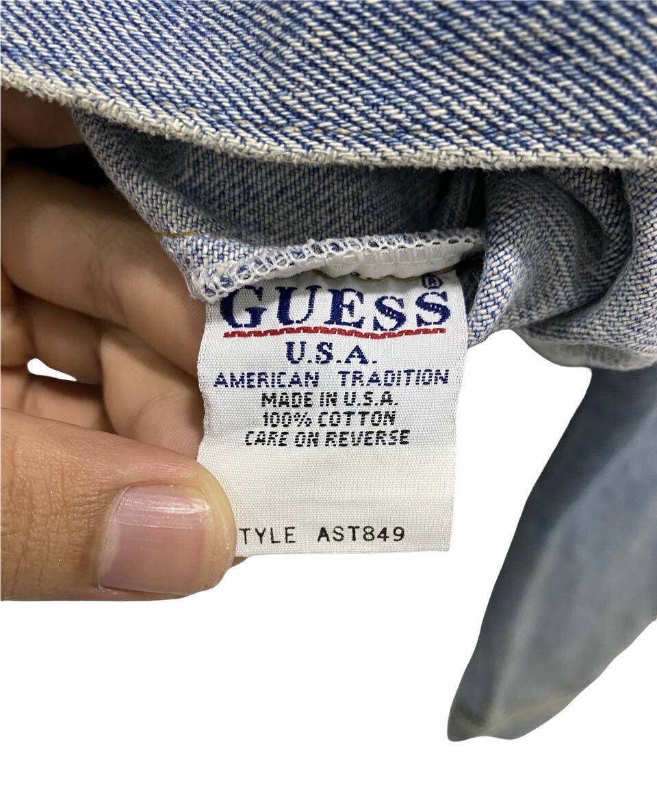 Guess × Vintage Vintage Guess Denim Jacket Size US L / EU 52-54 / 3 - 11 Thumbnail