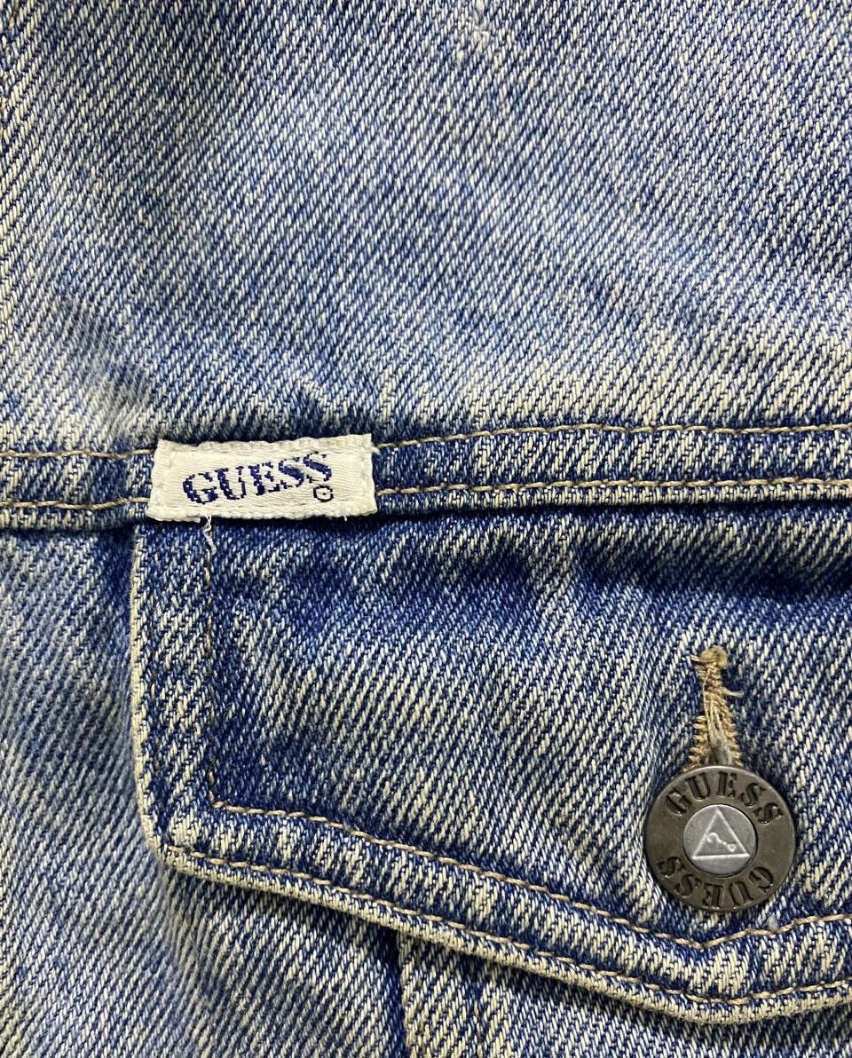 Guess × Vintage Vintage Guess Denim Jacket Size US L / EU 52-54 / 3 - 9 Thumbnail