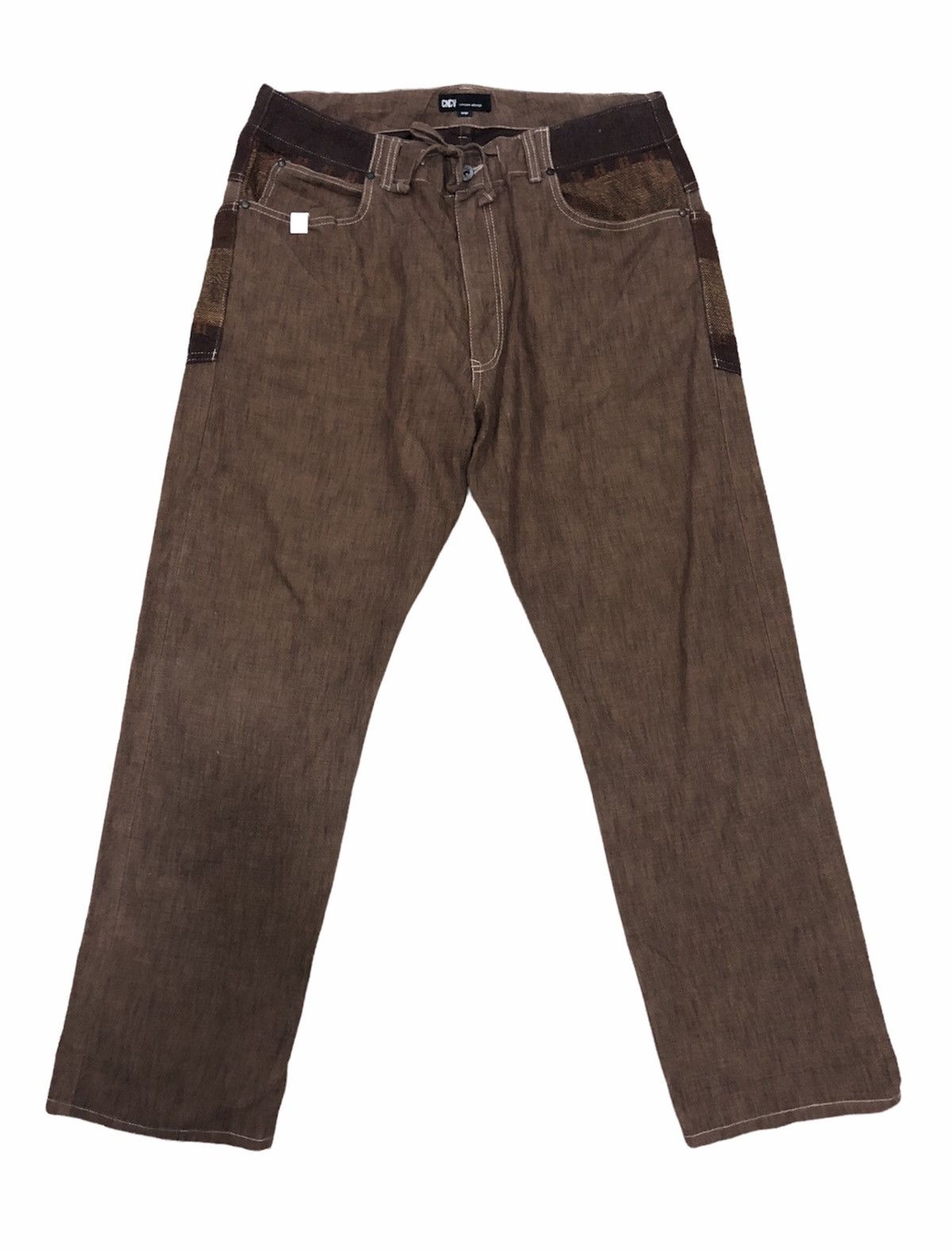 image of Designer Cncv Concave Attempt Pants in Brown, Men's (Size 36)