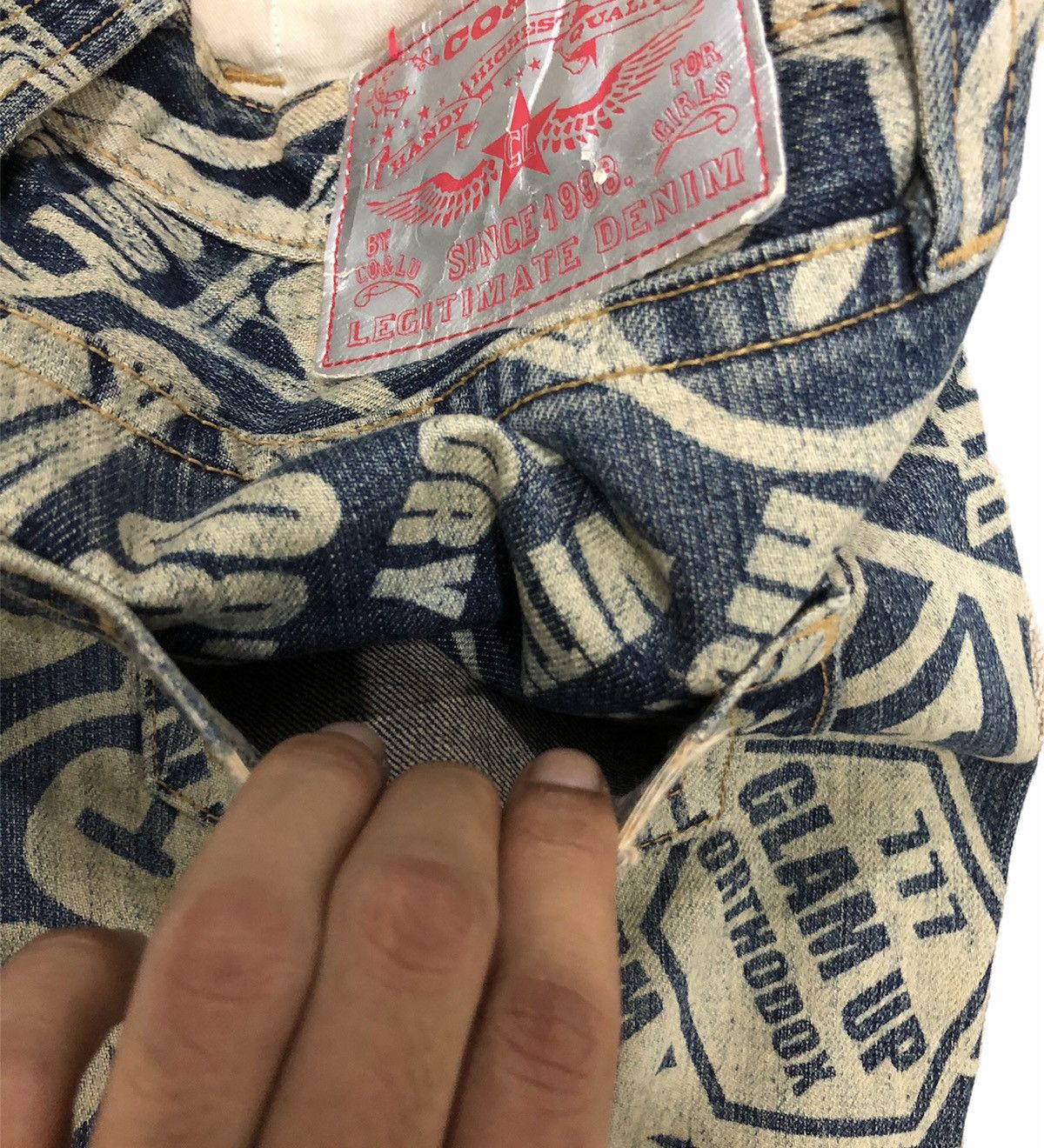 If Six Was Nine CO&LU SINCE 1998 LEGITIMATE DENIM PANTS Size US 32 / EU 48 - 11 Thumbnail