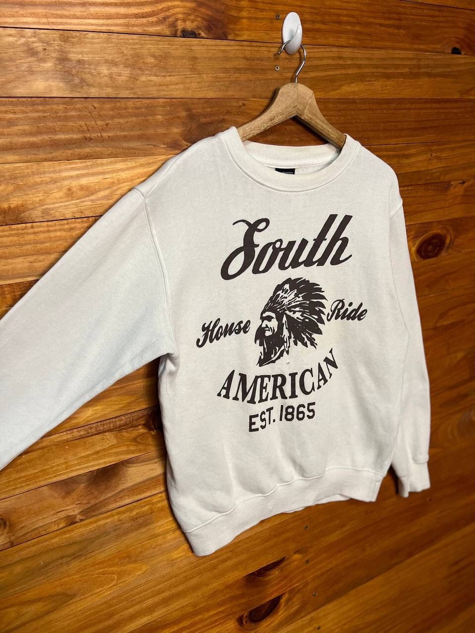 Vintage VINTAGE RED INDIAN SOUTH AMERICAN SWEATSHIRT Size US M / EU 48-50 / 2 - 7 Thumbnail