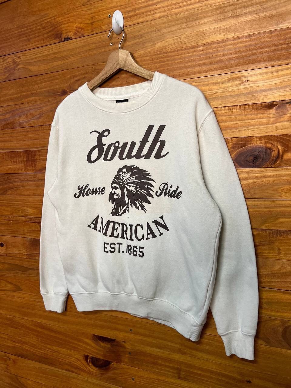 Vintage VINTAGE RED INDIAN SOUTH AMERICAN SWEATSHIRT Size US M / EU 48-50 / 2 - 3 Thumbnail