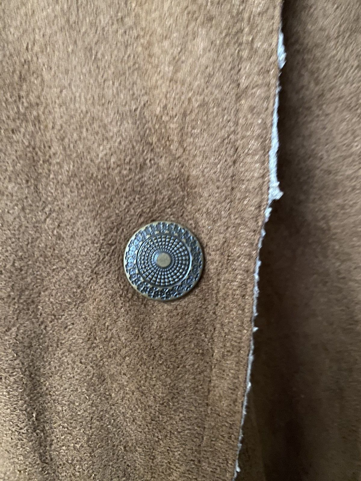 Other B-3 Cutie Blonde suede Poncho Double Breasted design batwing Size US M / EU 48-50 / 2 - 6 Thumbnail