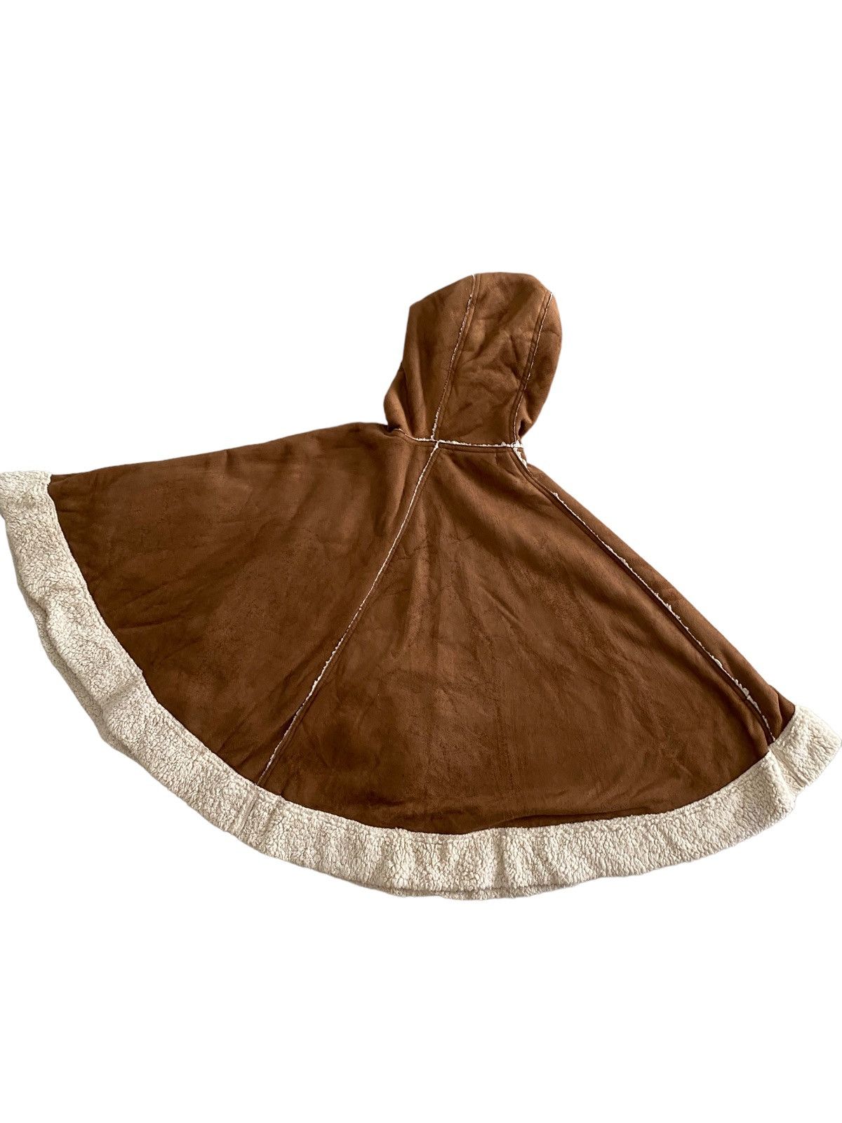 Other B-3 Cutie Blonde suede Poncho Double Breasted design batwing Size US M / EU 48-50 / 2 - 5 Thumbnail