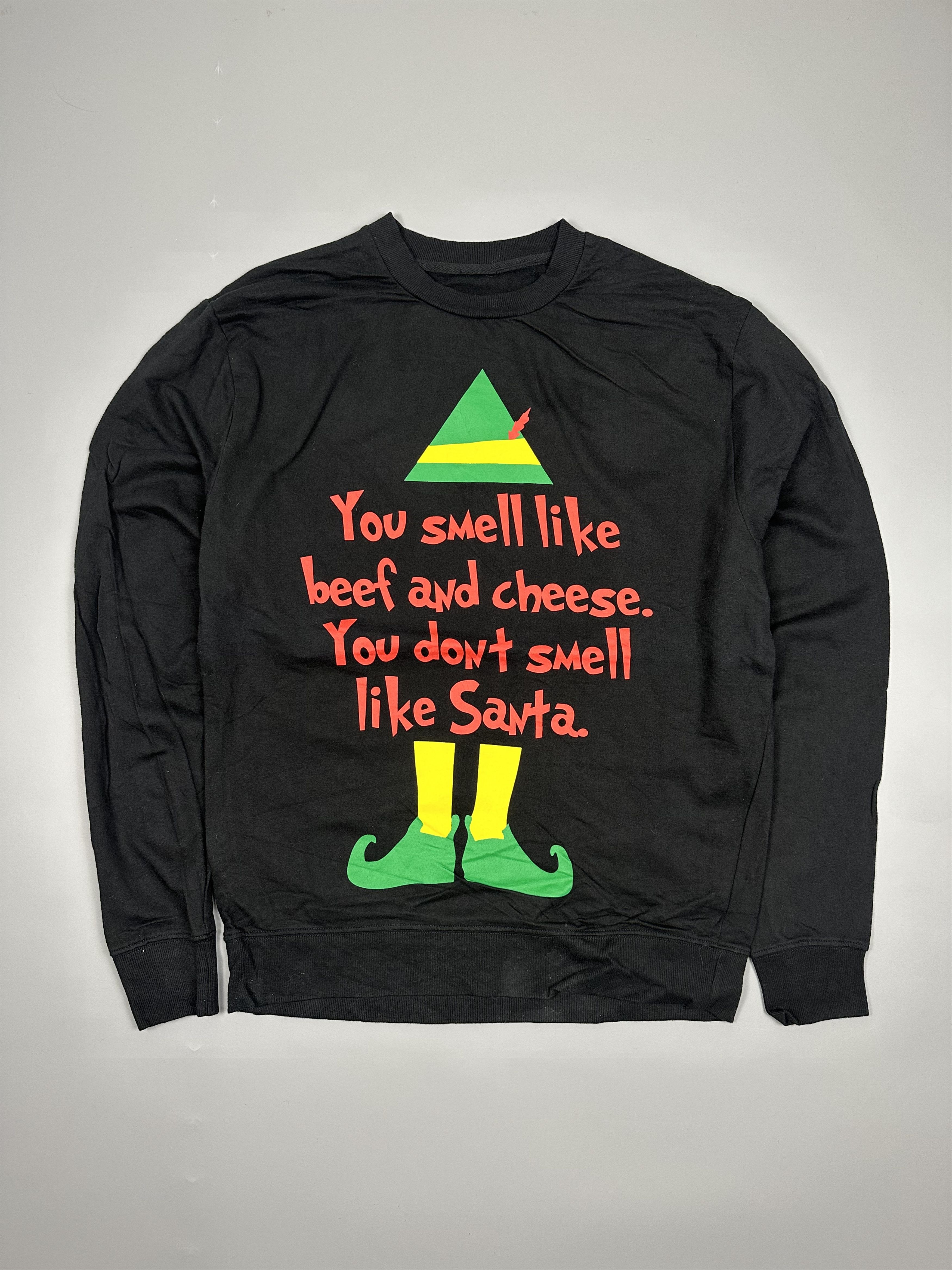 Vintage Vintage Smell Like Santa Crewneck Sweatshirt Size US L / EU 52-54 / 3 - 1 Thumbnail