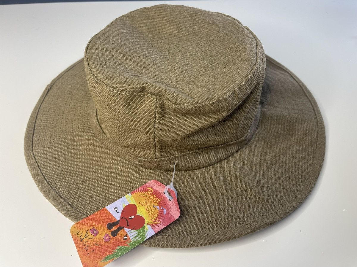 Designer × Vintage Official Bad Bunny Un Verano Sin Ti Safari Hat Merch New Size ONE SIZE - 6 Thumbnail