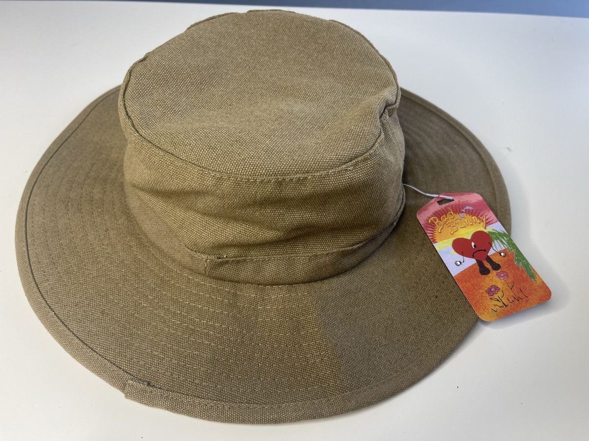 Designer × Vintage Official Bad Bunny Un Verano Sin Ti Safari Hat Merch New Size ONE SIZE - 4 Thumbnail