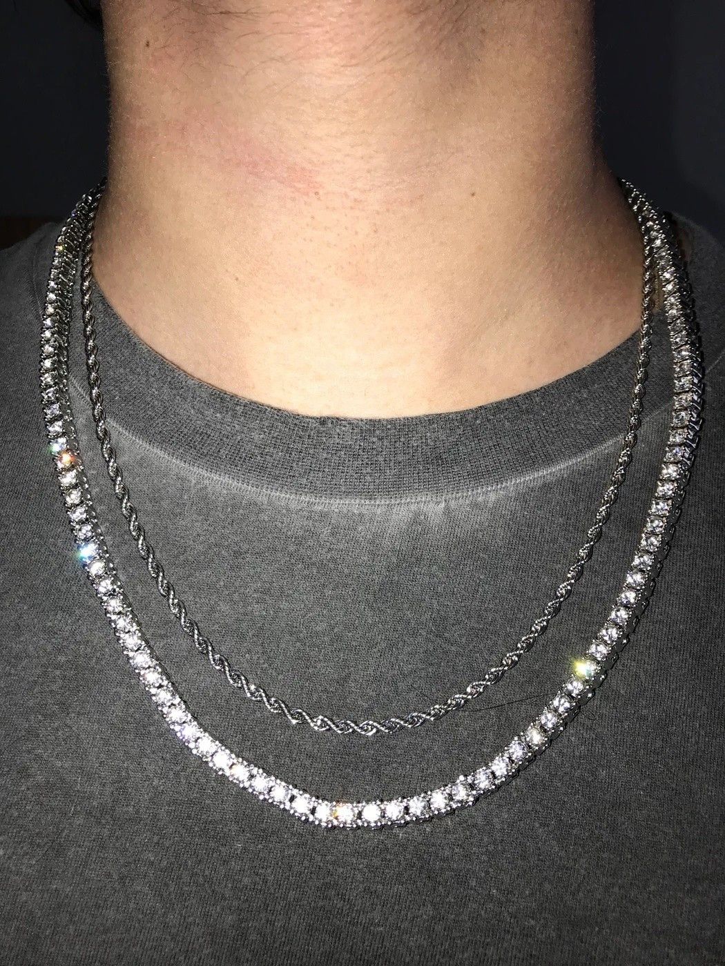 Other Diamond + Silver Tennis Bracelet Bundle (Cz VVS1) Size ONE SIZE - 1 Preview