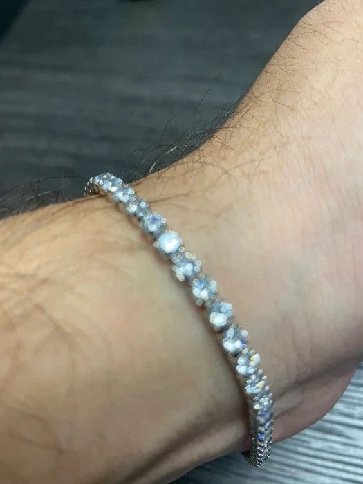 Other Diamond Tennis Bracelet (Cz VVS1) Size ONE SIZE - 2 Thumbnail