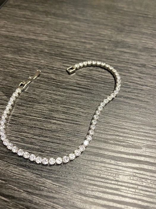 Other Diamond Tennis Bracelet (Cz VVS1) Size ONE SIZE - 4 Thumbnail