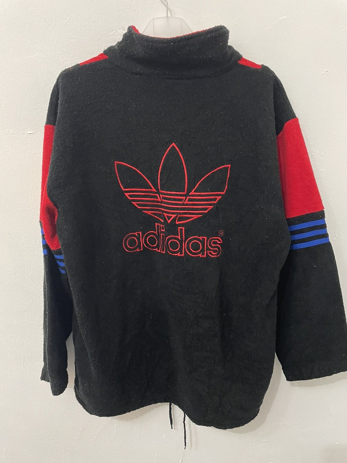 Adidas × Vintage Vintage Adidas Fleece Jacket Size US L / EU 52-54 / 3 - 7 Thumbnail