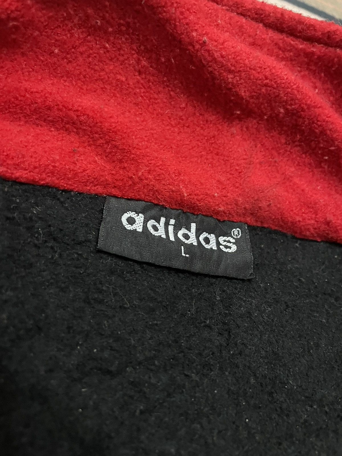 Adidas × Vintage Vintage Adidas Fleece Jacket Size US L / EU 52-54 / 3 - 5 Thumbnail