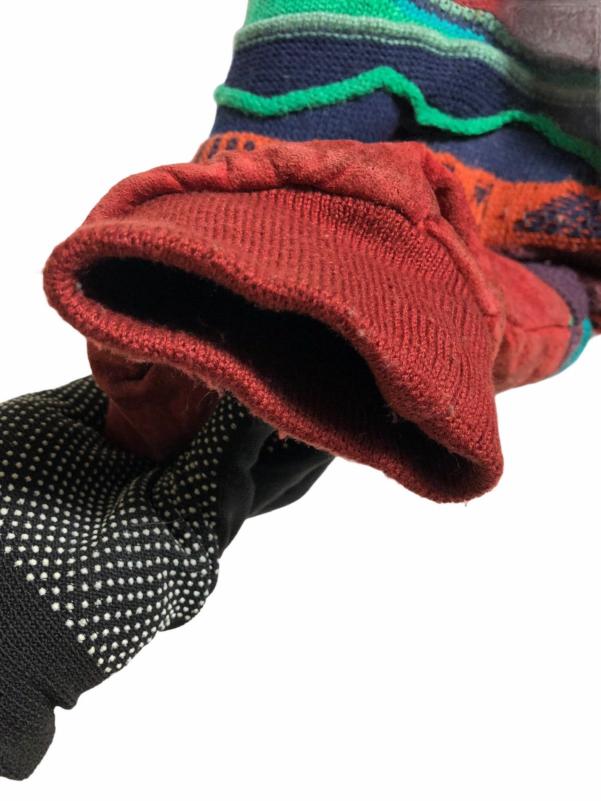 Japanese Brand Vintage leather Jacket like coogi Style multicolour Size US L / EU 52-54 / 3 - 5 Thumbnail