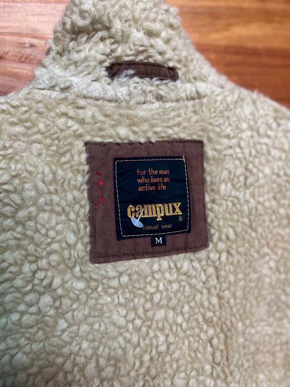 Japanese Brand VINTAGE CAMPUX SHEARLING COAT Size US M / EU 48-50 / 2 - 12 Thumbnail