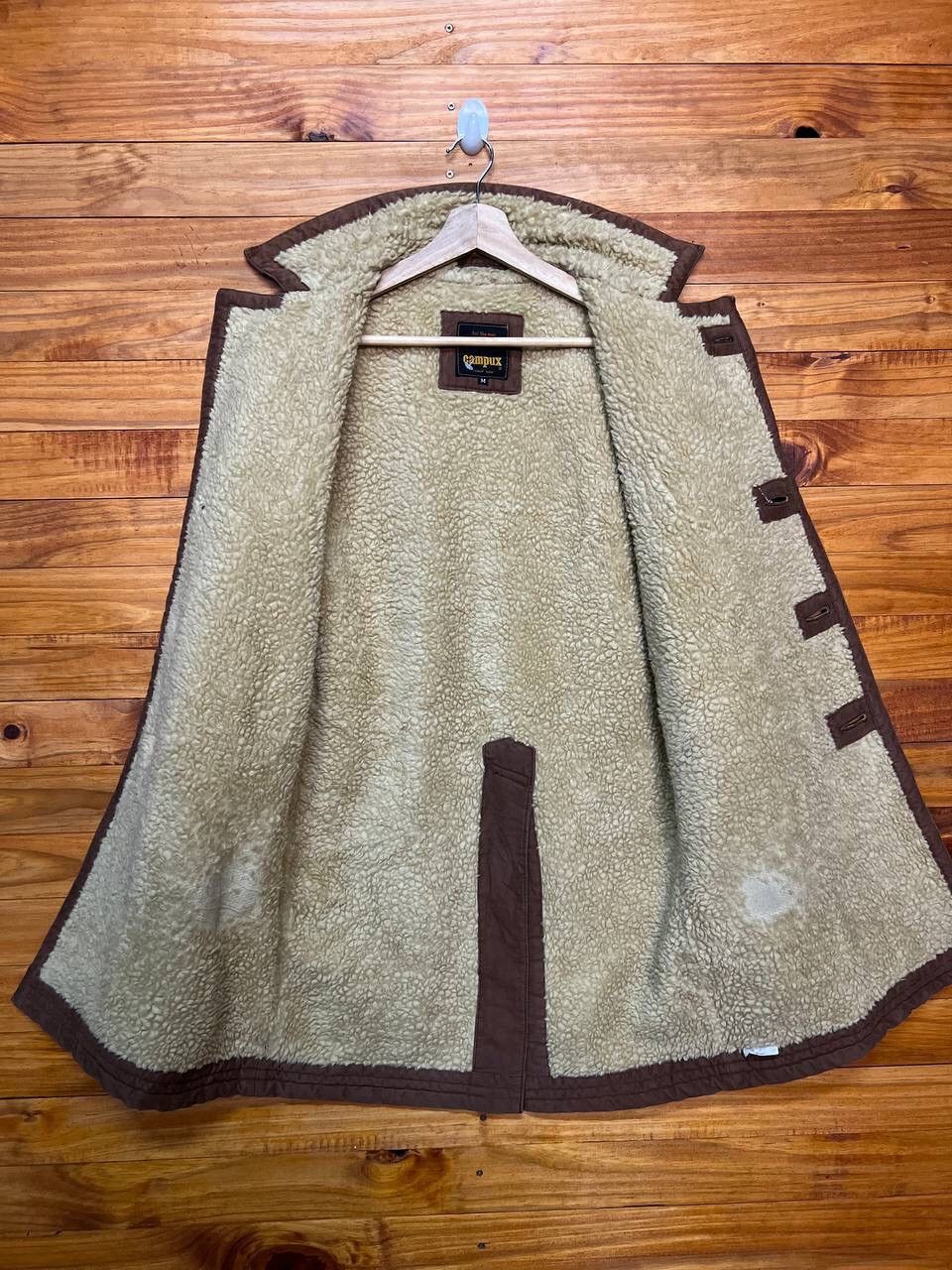 Japanese Brand VINTAGE CAMPUX SHEARLING COAT Size US M / EU 48-50 / 2 - 9 Thumbnail