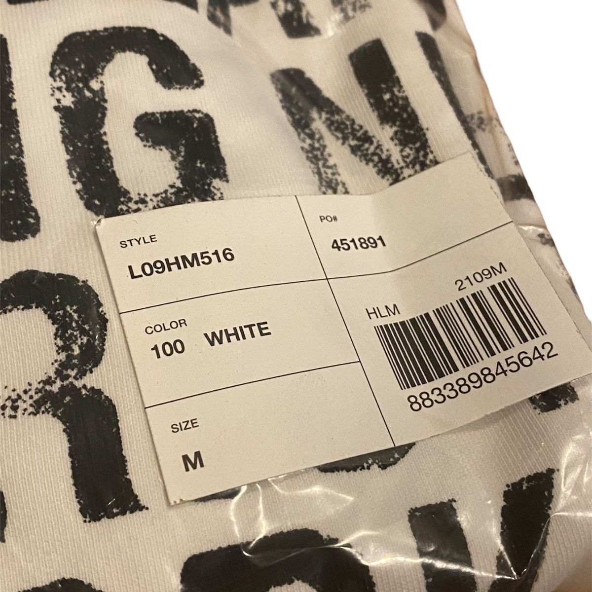 Helmut Lang $285 Helmut Lang Hoodie “All Over” (NWT) Size US M / EU 48-50 / 2 - 3 Thumbnail