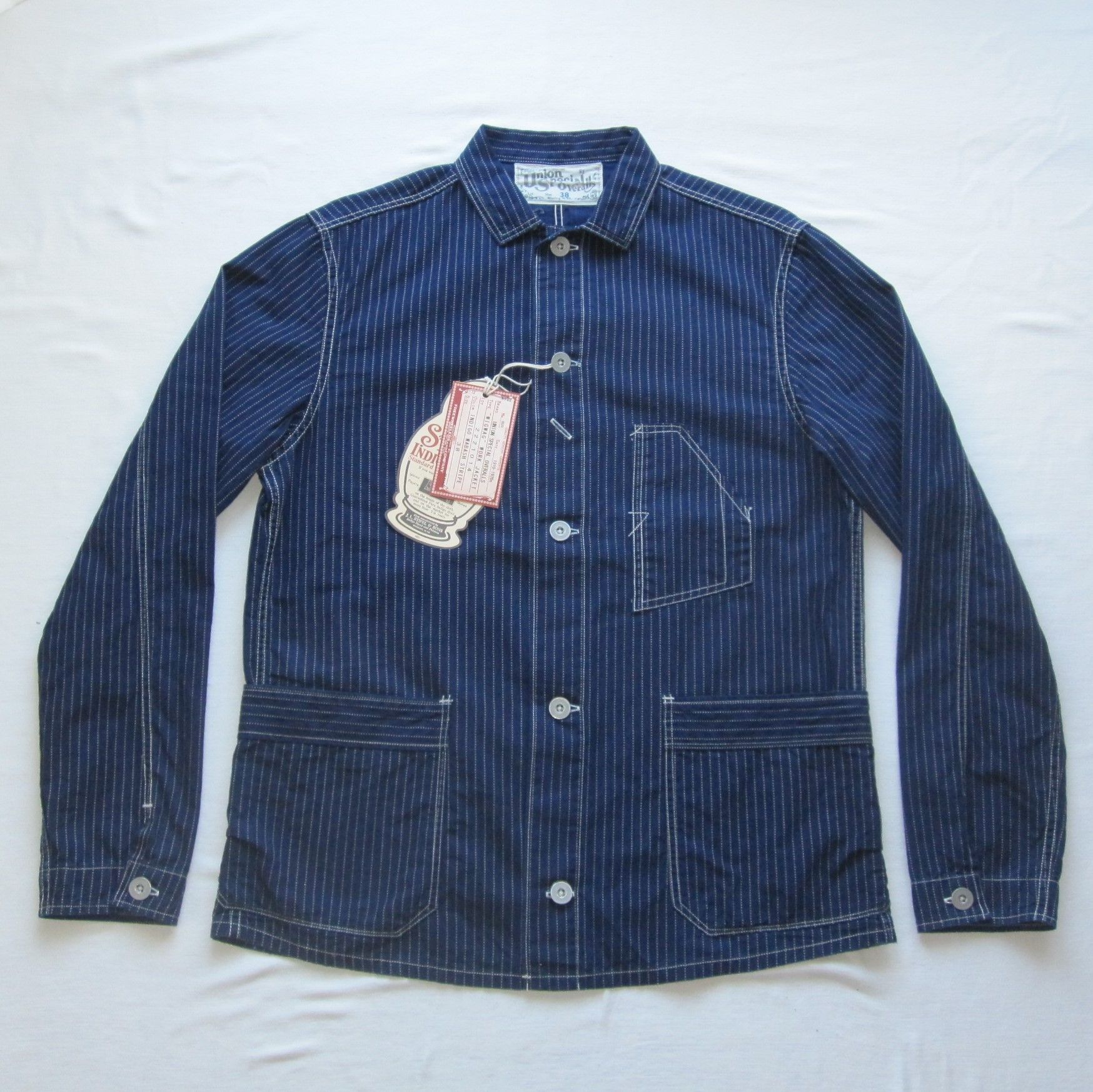 Freewheelers FREEWHEELERS “WIGWAG” Work Jacket 38 indigo wabash 