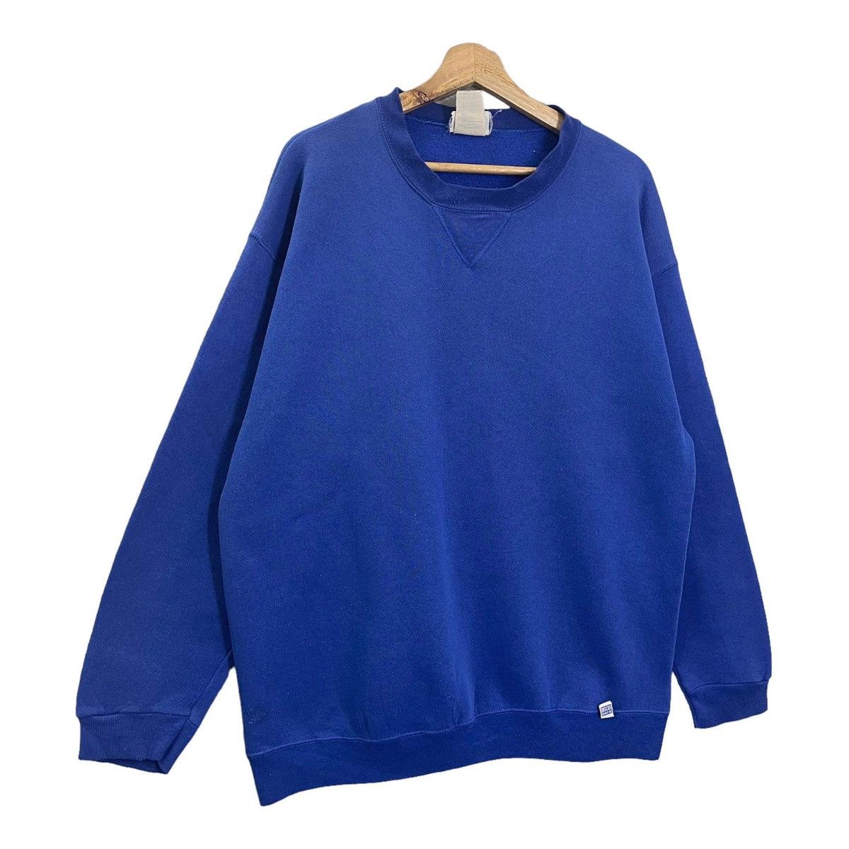 Russell Athletic Vintage 90’s Discus Athletic Plain Crewneck Sweatshirt Size US L / EU 52-54 / 3 - 2 Thumbnail