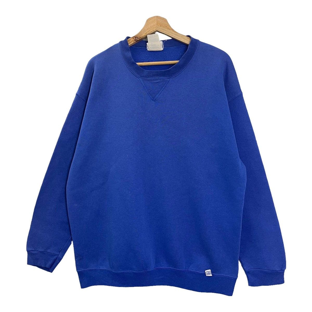 Russell Athletic Vintage 90’s Discus Athletic Plain Crewneck Sweatshirt Size US L / EU 52-54 / 3 - 3 Thumbnail