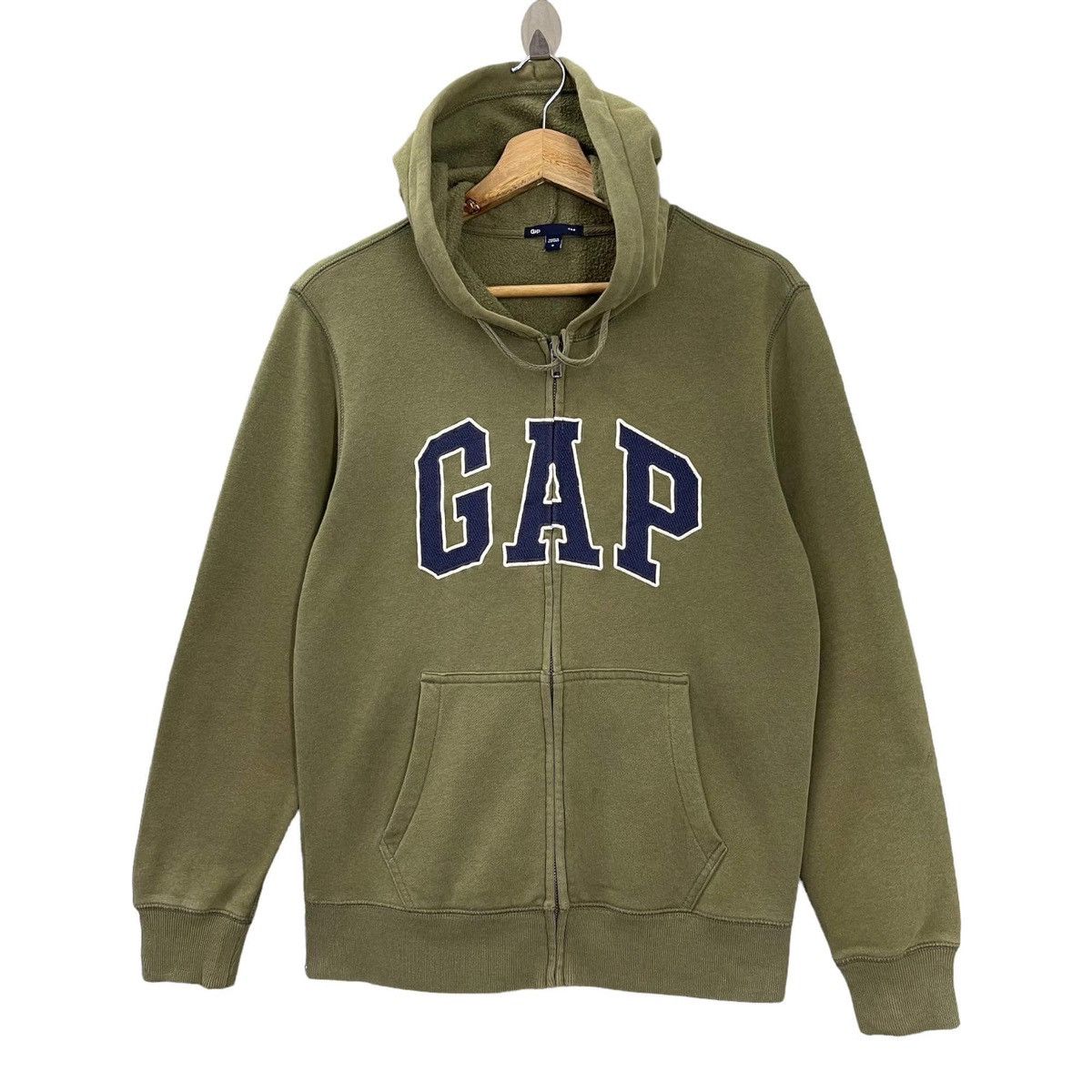 Gap Gap Big Logo Embroidered Zipper Hoodies Size S Size US S / EU 44-46 / 1 - 3 Thumbnail