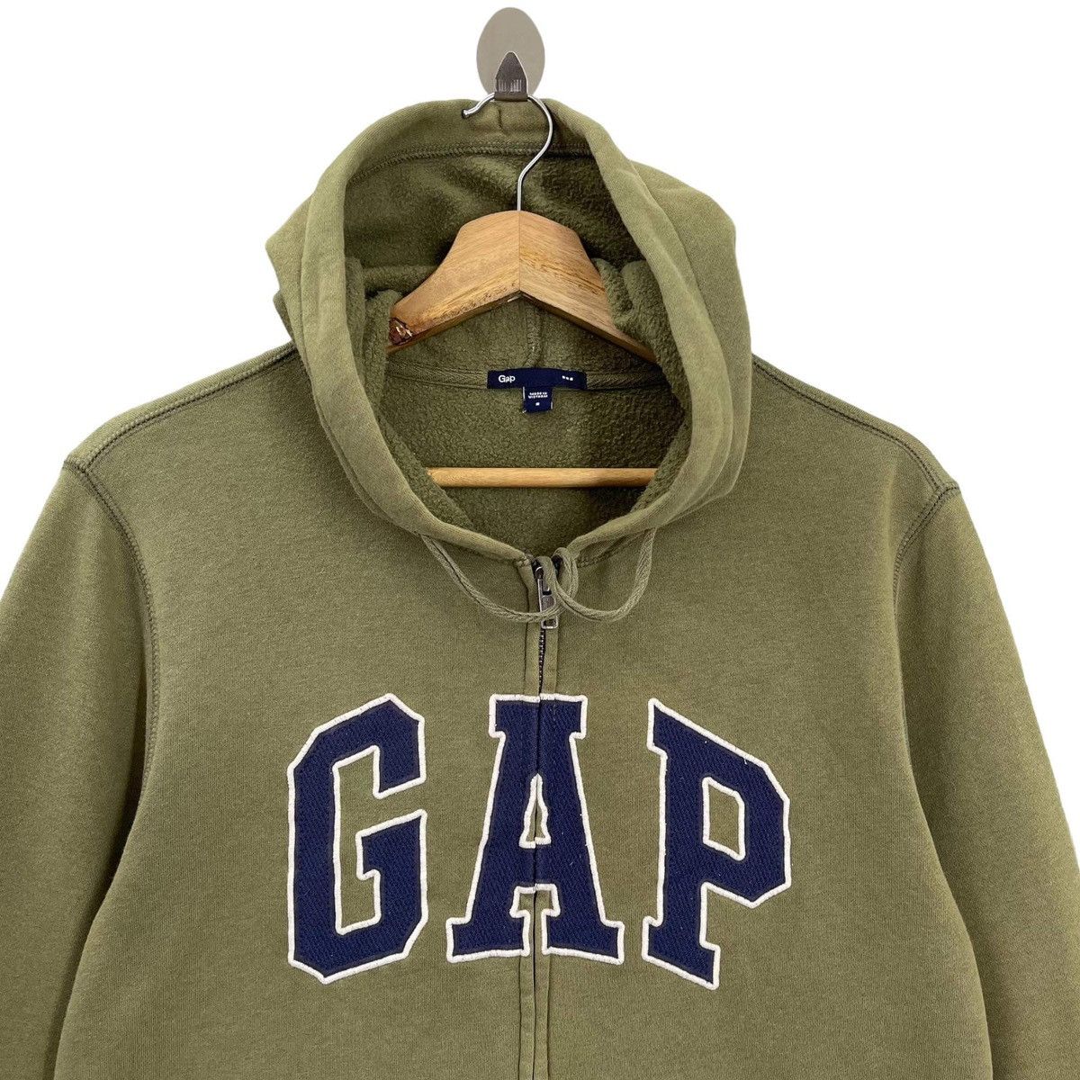 Gap Gap Big Logo Embroidered Zipper Hoodies Size S Size US S / EU 44-46 / 1 - 4 Thumbnail