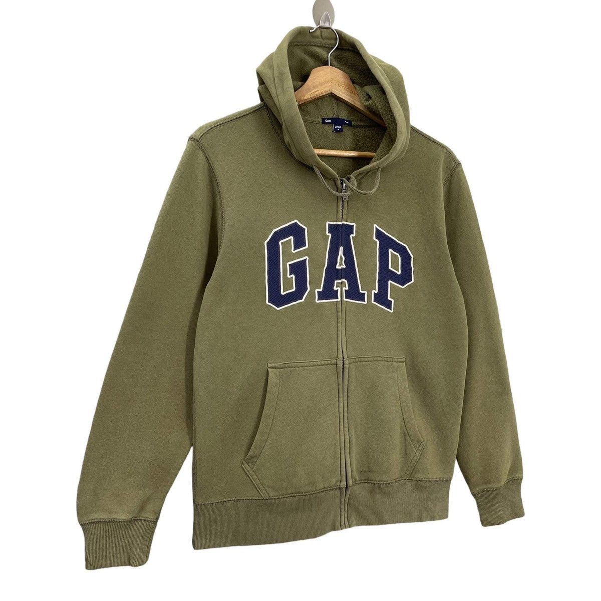Gap Gap Big Logo Embroidered Zipper Hoodies Size S Size US S / EU 44-46 / 1 - 2 Thumbnail