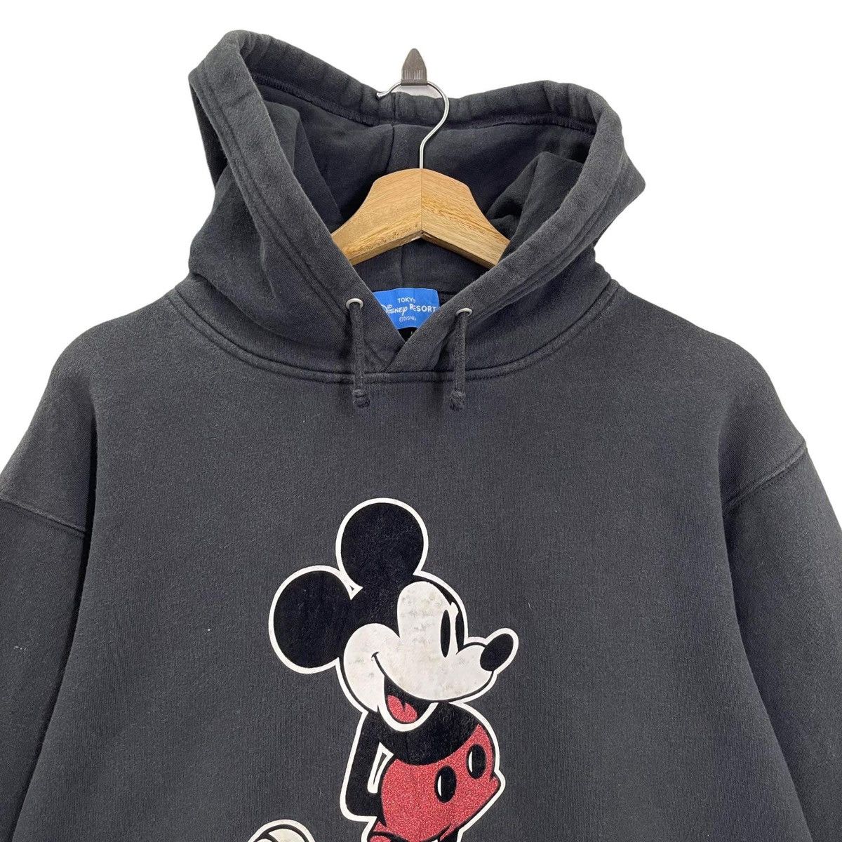 Mickey Mouse × Vintage Vintage Mickey Mouse Big Logo Printed Pullover Hoodies Size US M / EU 48-50 / 2 - 4 Thumbnail