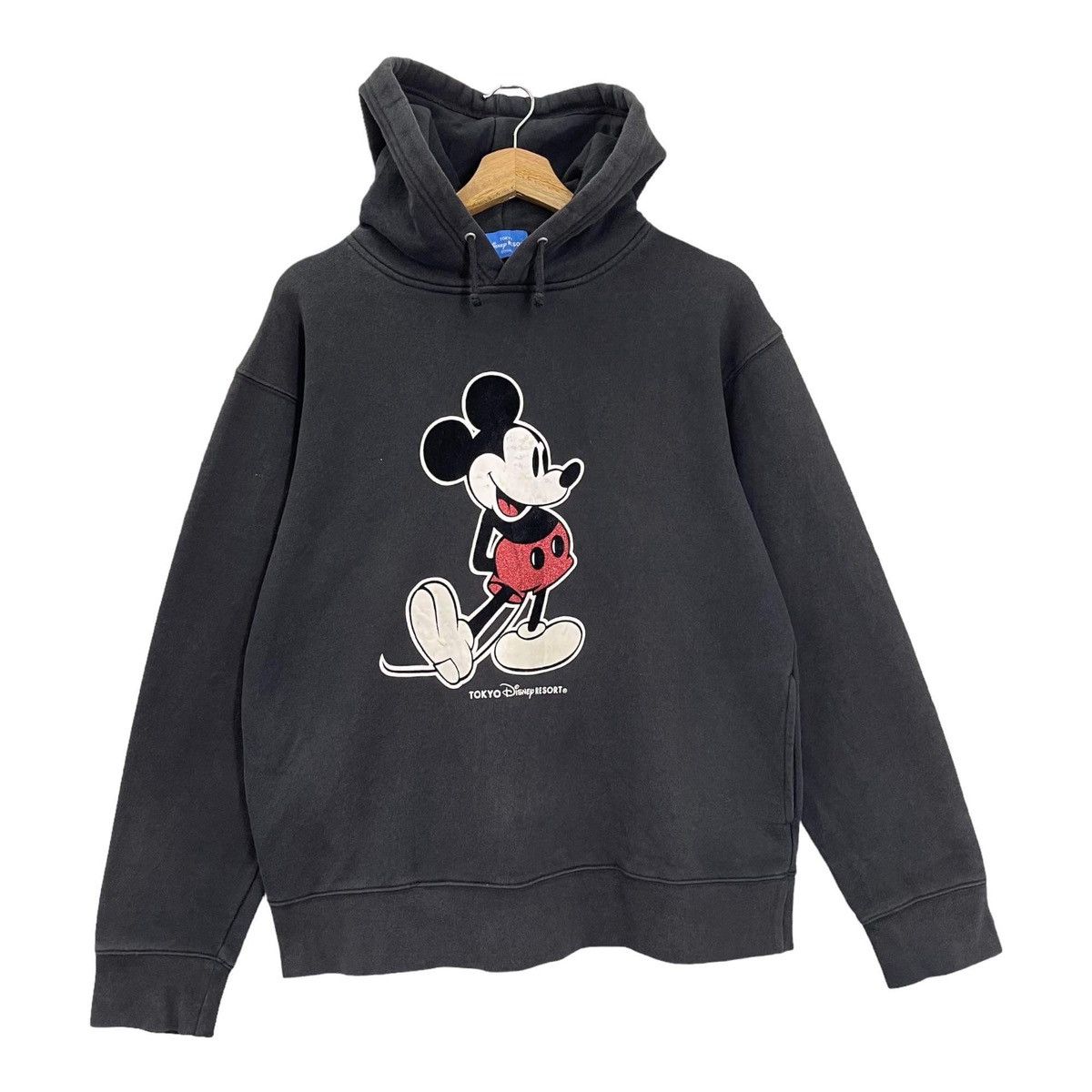 Mickey Mouse × Vintage Vintage Mickey Mouse Big Logo Printed Pullover Hoodies Size US M / EU 48-50 / 2 - 1 Thumbnail