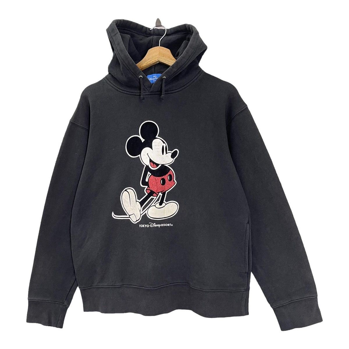 Mickey Mouse × Vintage Vintage Mickey Mouse Big Logo Printed Pullover Hoodies Size US M / EU 48-50 / 2 - 3 Thumbnail