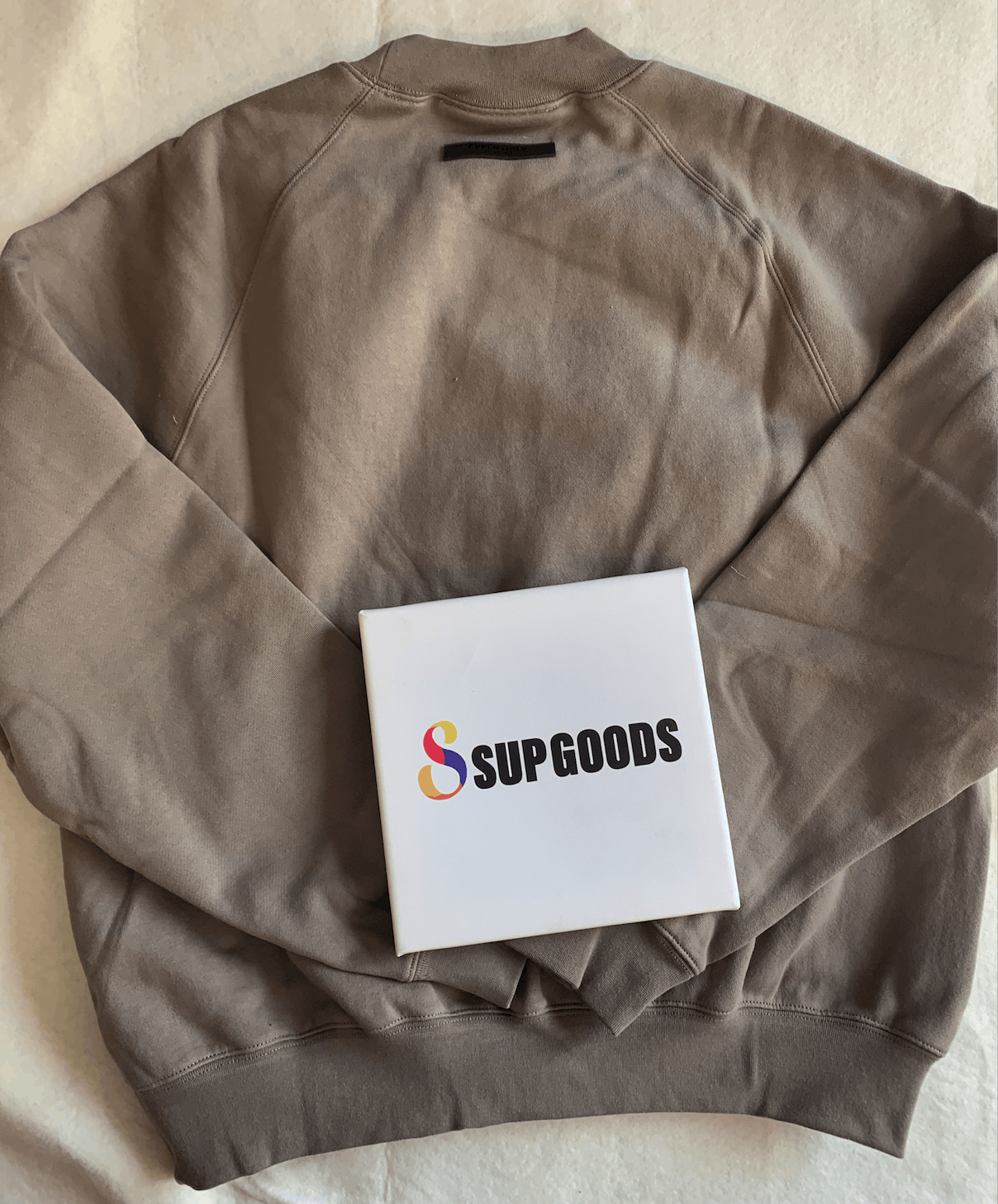Essentials 🔥Fear of God Essentials Crewneck Desert Taupe Sz (XL) Size US XL / EU 56 / 4 - 5 Thumbnail